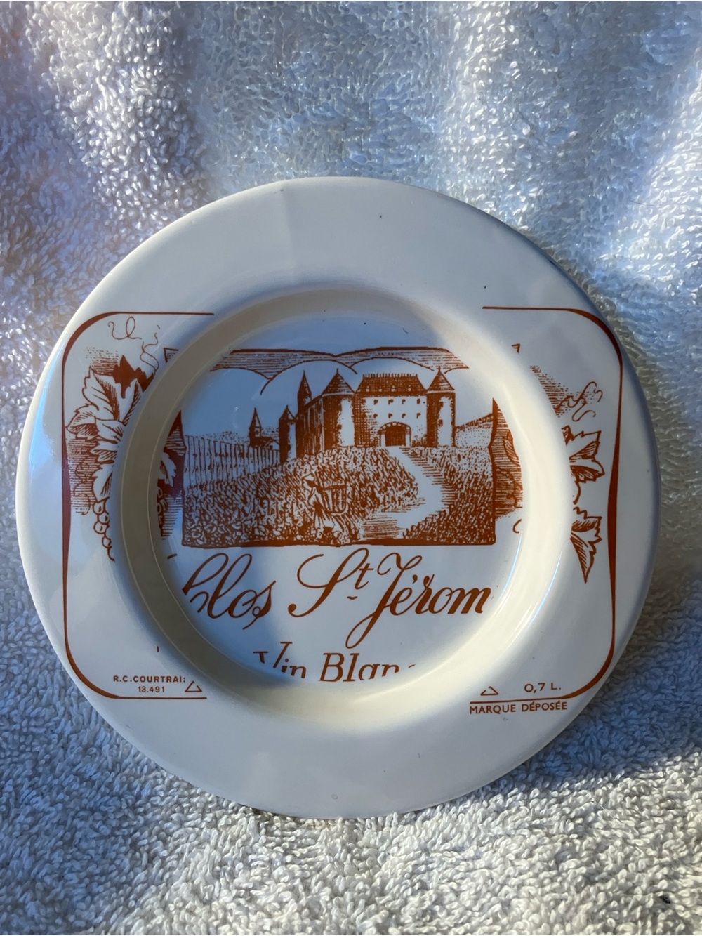 Clos St Jerom Wine Bottle Coaster Ceramic